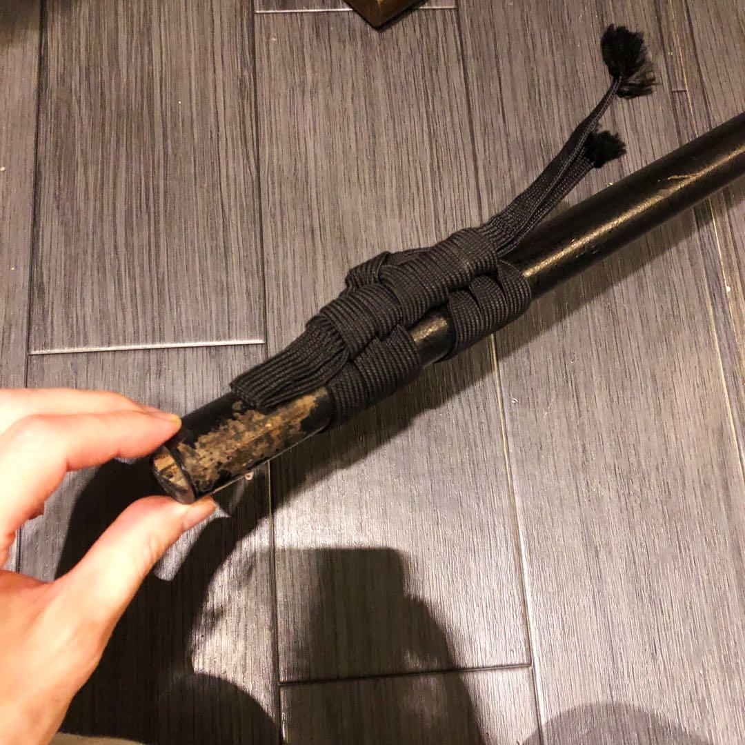 本格模造刀　黒拵え　居合刀　研波刃　合金　本格模擬刀