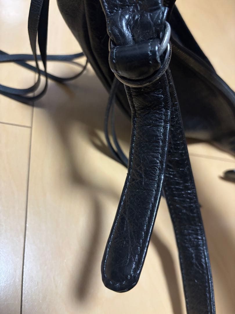 ジャムホームメイド　ミニショルダー　ウエストバッグ　クロコ型押しレザー　本革