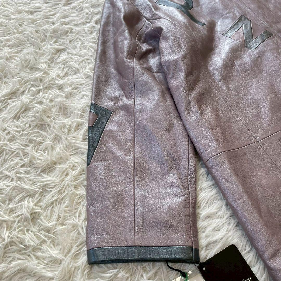 レアデザイン✨PIERRE BALMAIN　ラムレザー　ロング　コート　タグ付き