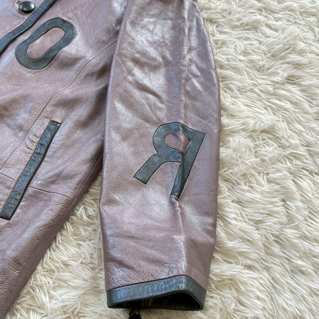 レアデザイン✨PIERRE BALMAIN　ラムレザー　ロング　コート　タグ付き