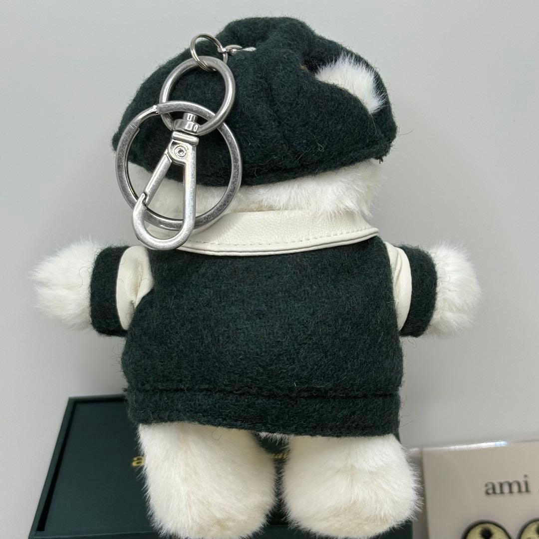 韓国限定 アミ×チェウシク テディベア キーリング ワッペン アミパリ AMI