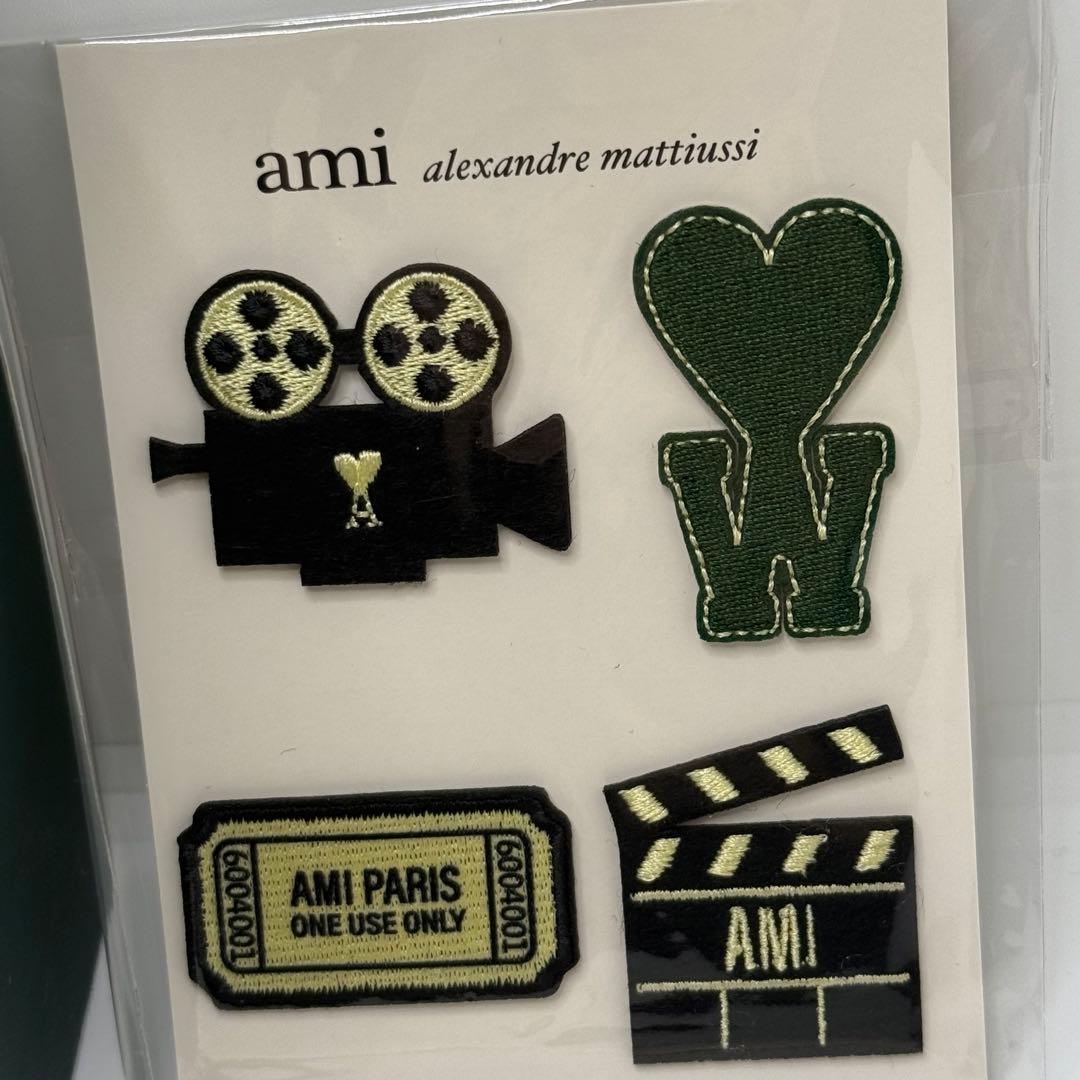 韓国限定 アミ×チェウシク テディベア キーリング ワッペン アミパリ AMI
