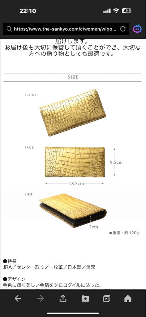 KAZARIHAKU (カザリハク) LEATHER レザー クロコダイル無双