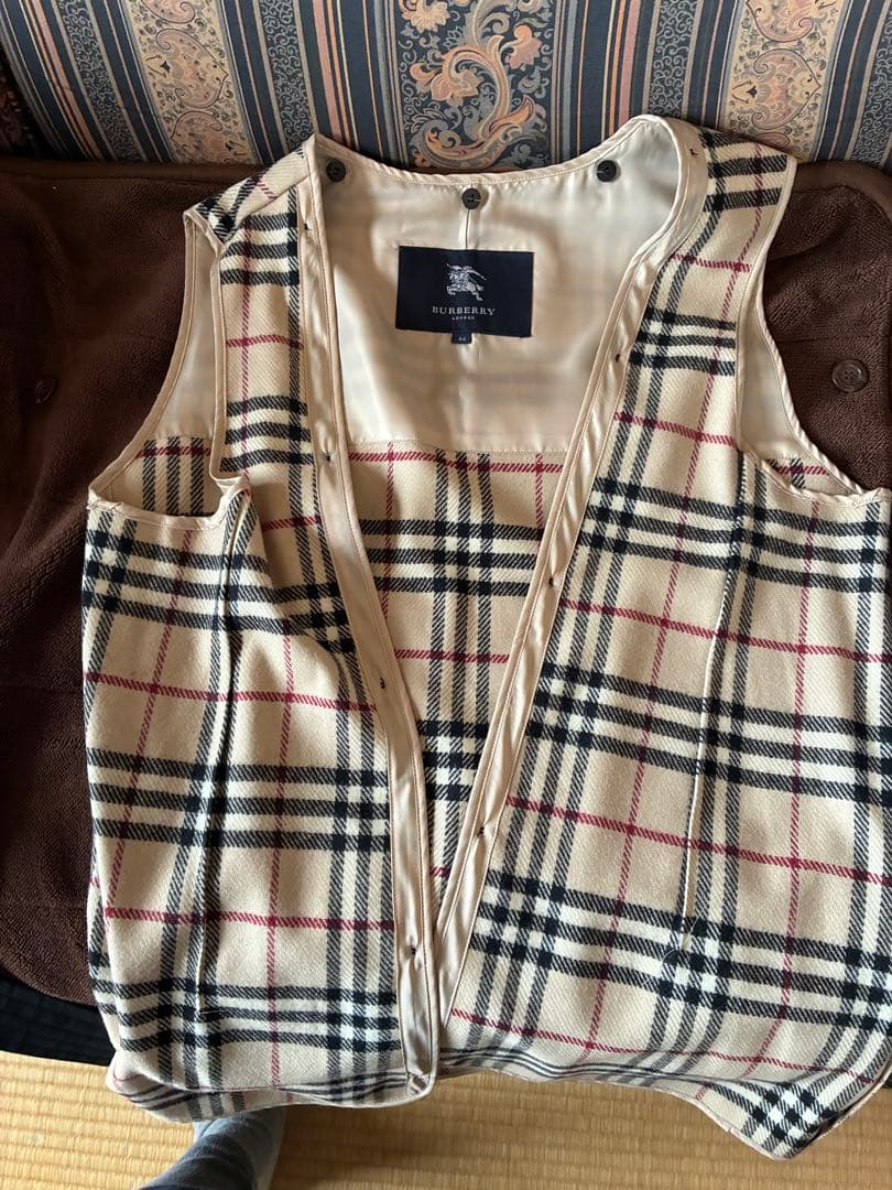 【バーバリー ロンドン】ショート　トレンチコート　黒　44 美品❗️