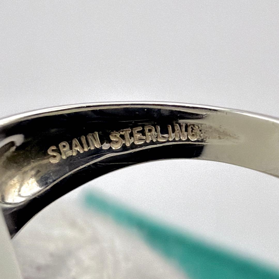 極美品 新品仕上げ ティファニー オープンハート リング 13号 シルバー925