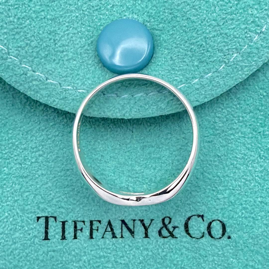 極美品 新品仕上げ ティファニー オープンハート リング 13号 シルバー925
