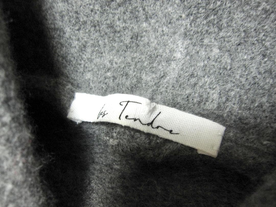 les Tendre BIG HOODIE カシミヤ混 ウールパーカー