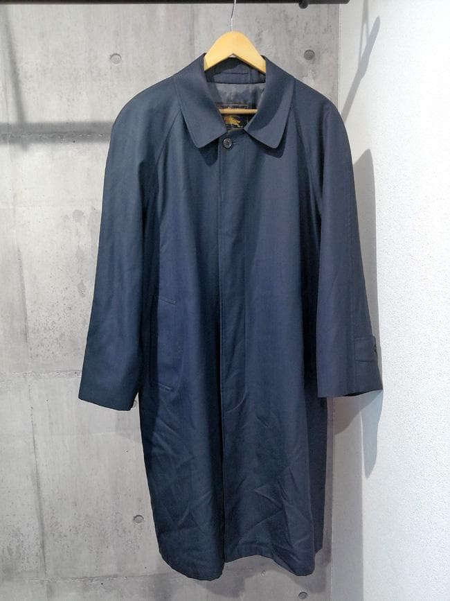 バーバリー PRESTIGE COLLECTION シルク混 ステンカラーコート