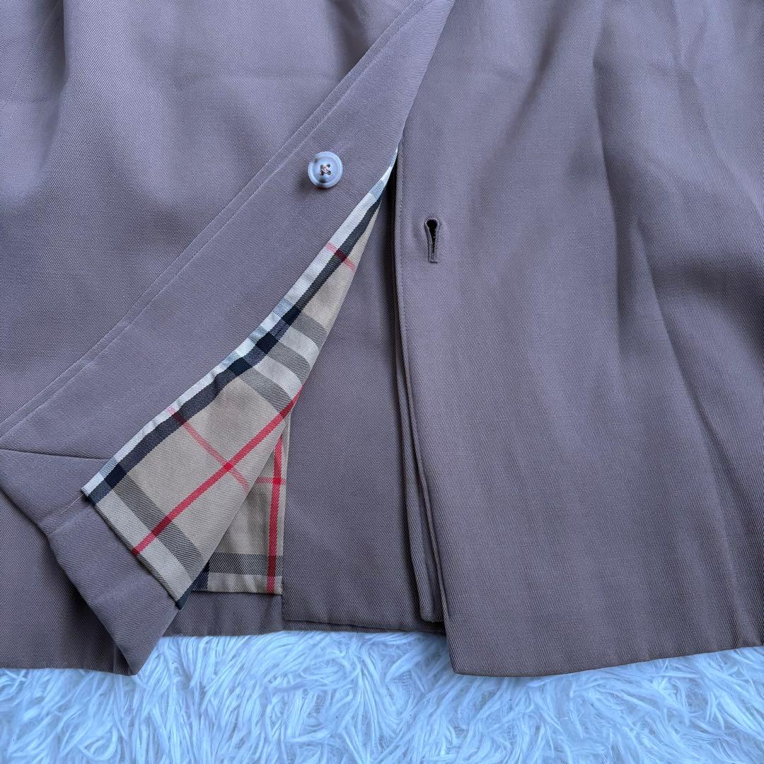 英国製　Burberry コート　ベージュ　ノバチェック　archive 比翼