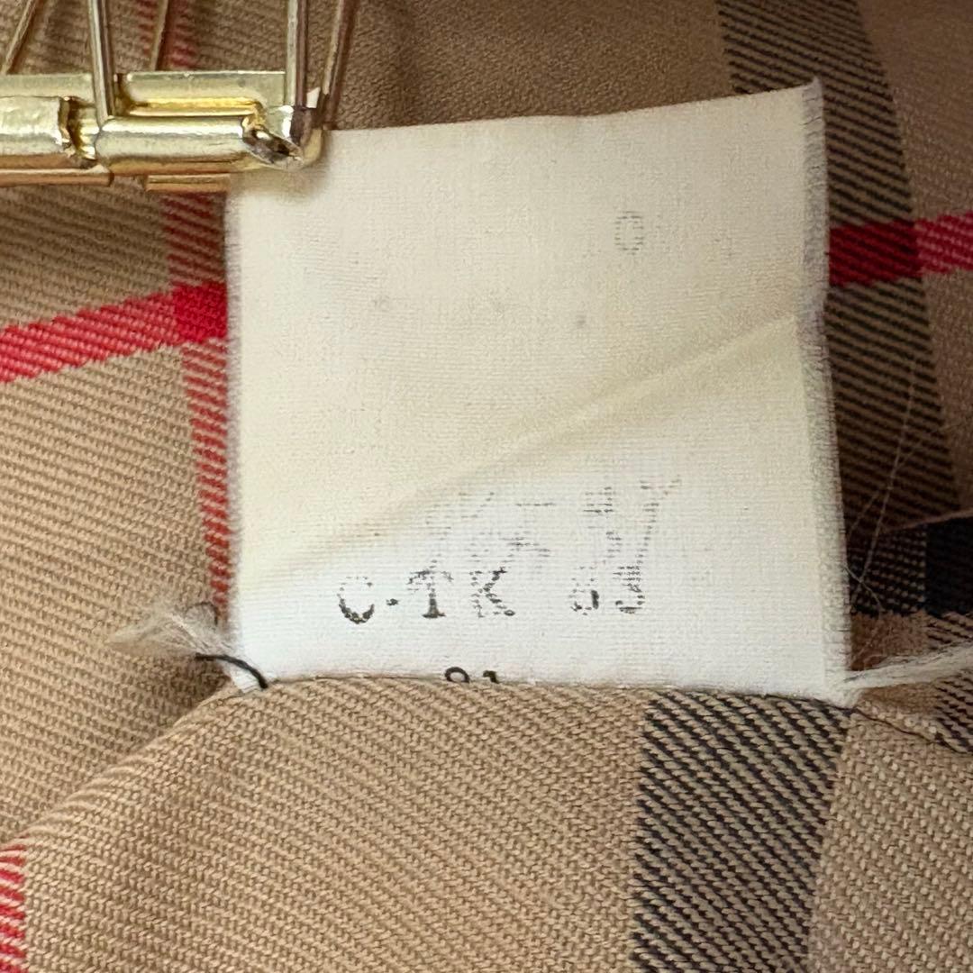 英国製　Burberry コート　ベージュ　ノバチェック　archive 比翼
