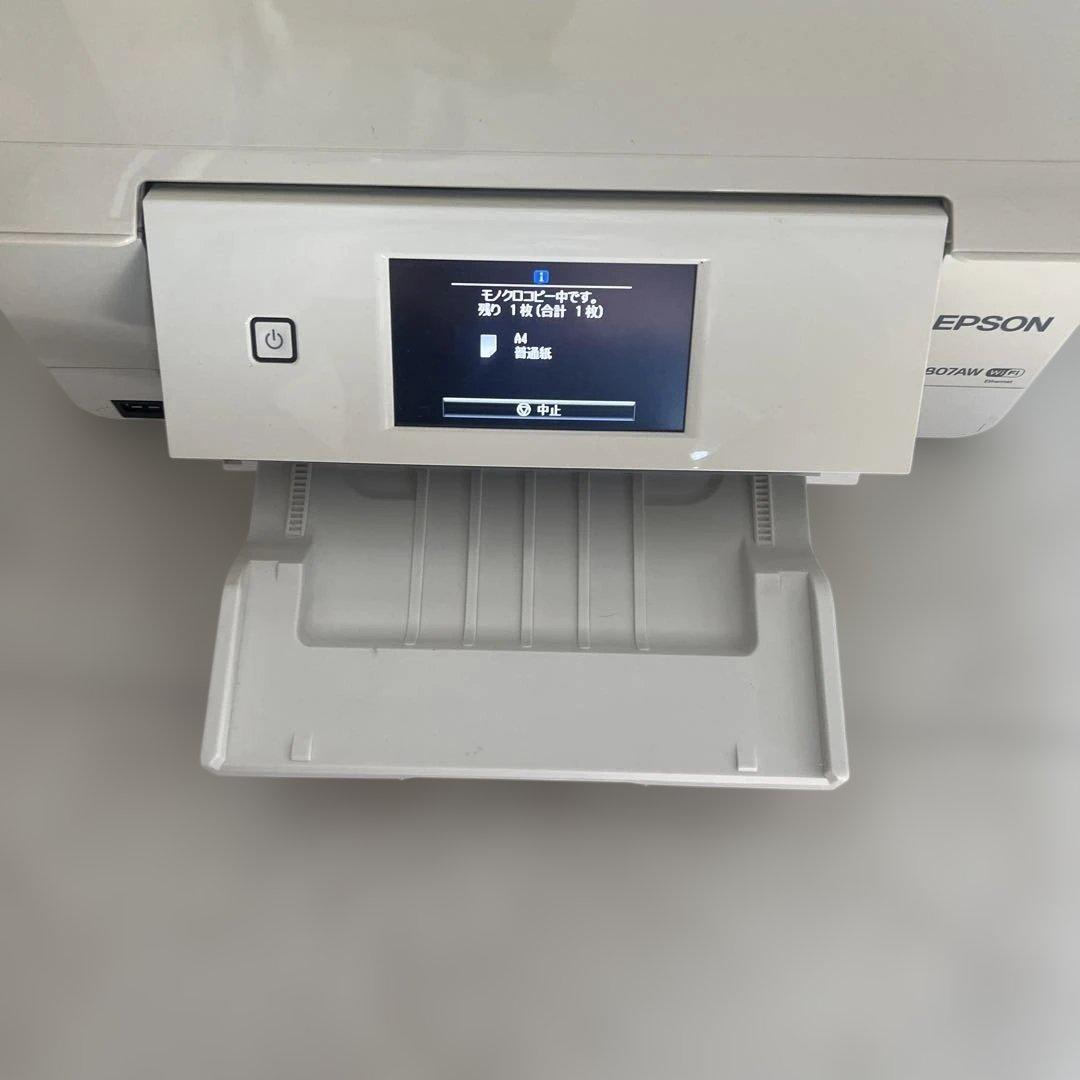 EPSON エプソン　EP-807AW プリンター　WiFi対応　インク付