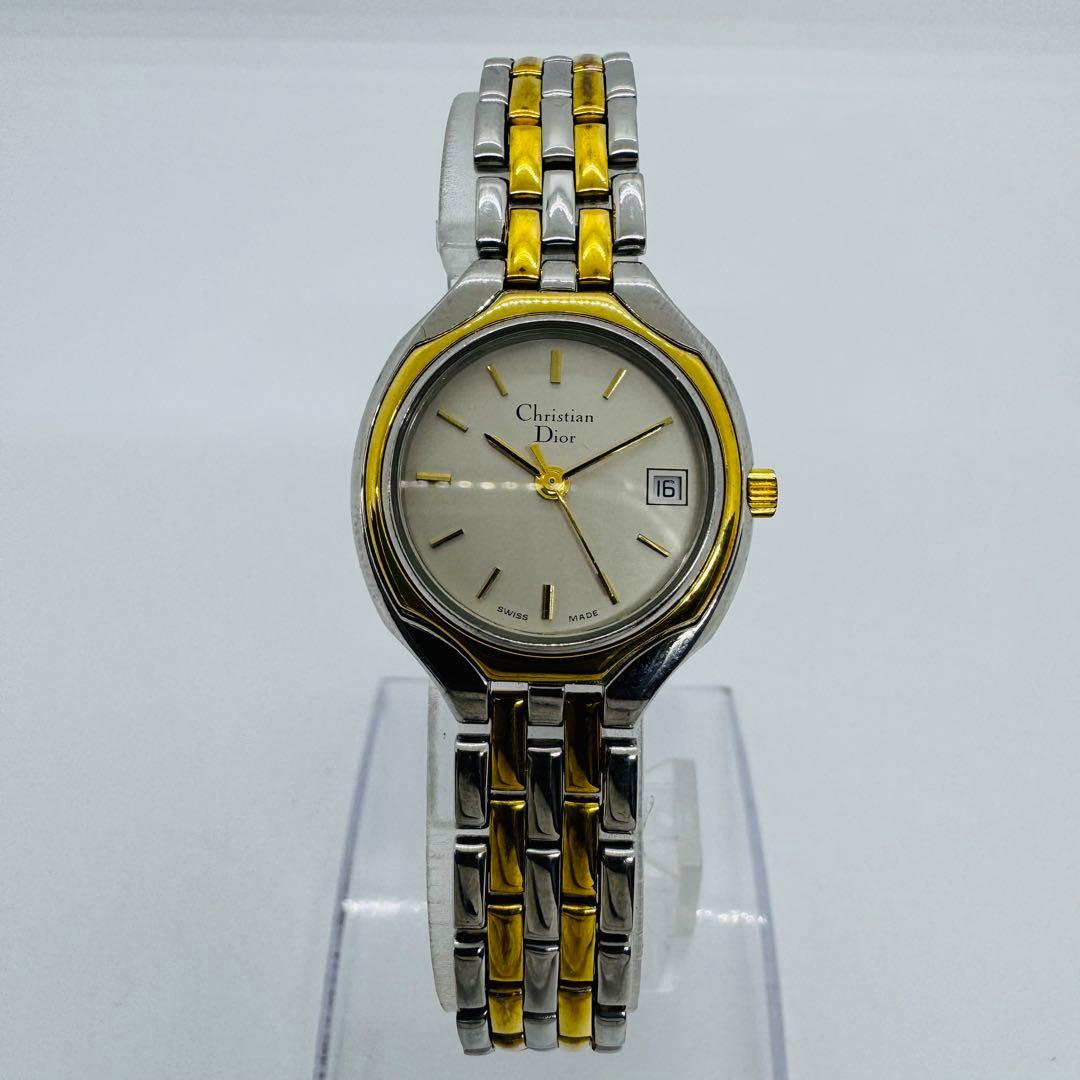 ✨Dior✨クリスチャンディオール✨3001✨デイト✨コンビ✨レディース✨腕時計