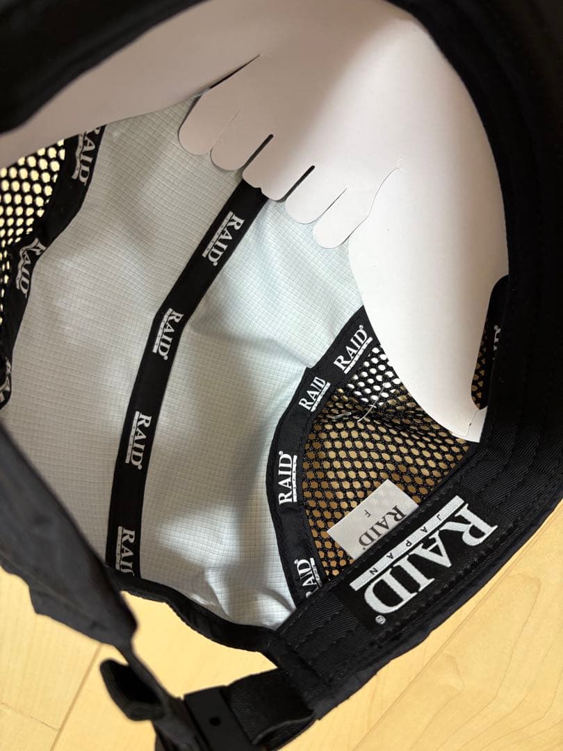 レイドジャパン　サイドメッシュキャップ　ブラック