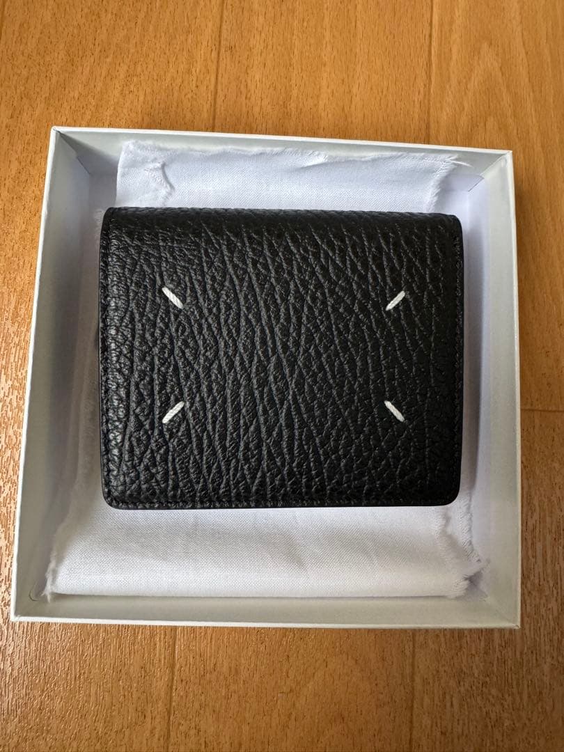 正規品　新品未使用　Maison Margiela 二つ折り財布 ブラック