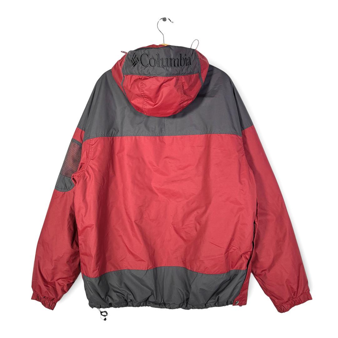 コロンビア チャレンジャー ナイロンアノラック バーガンディー 中綿 XL 古着