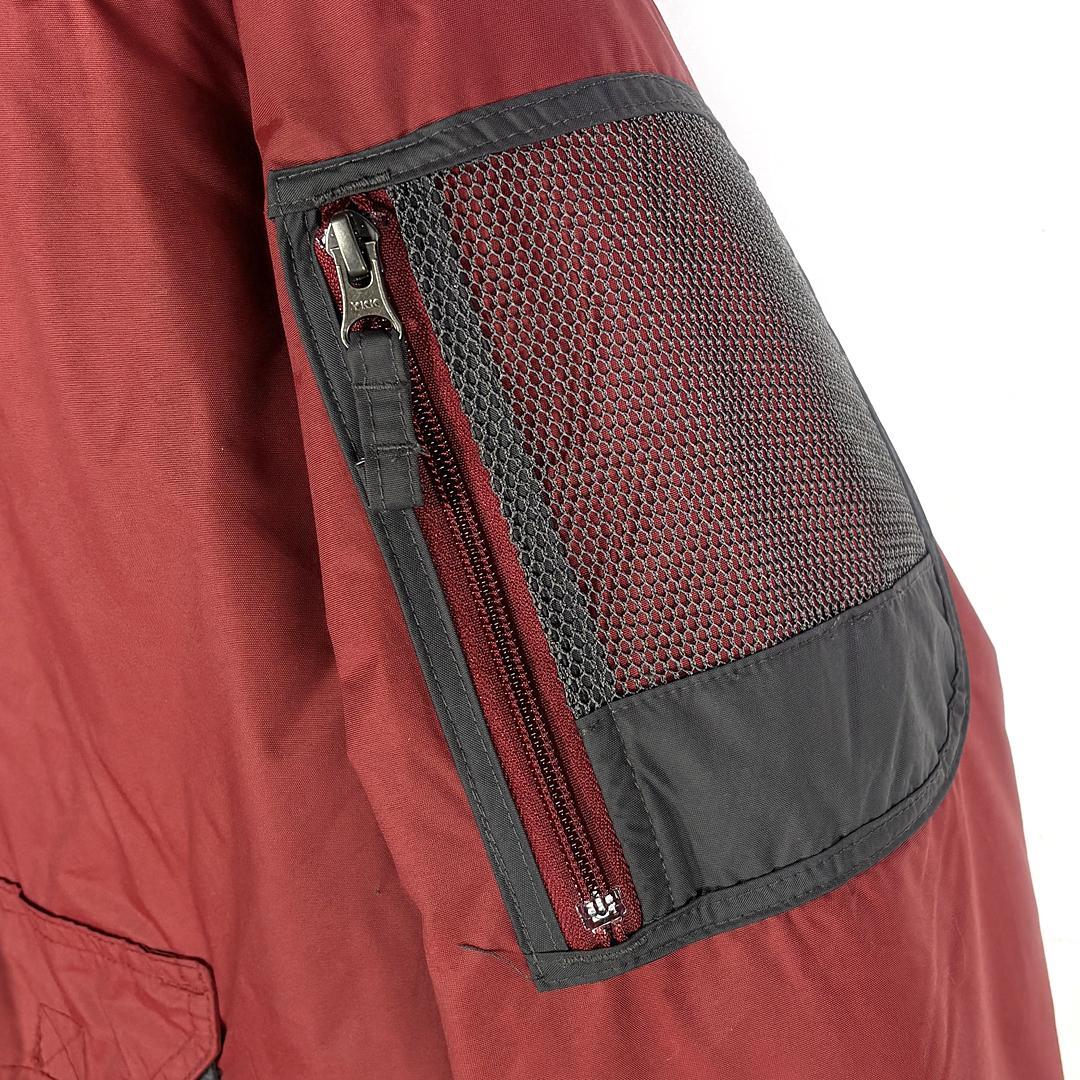 コロンビア チャレンジャー ナイロンアノラック バーガンディー 中綿 XL 古着