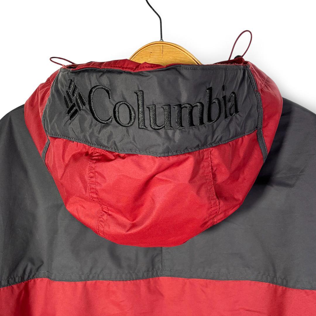 コロンビア チャレンジャー ナイロンアノラック バーガンディー 中綿 XL 古着
