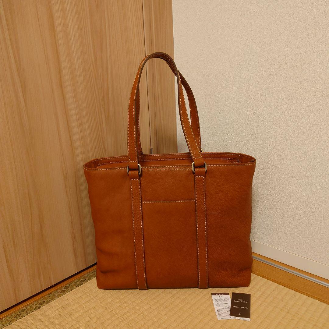 未使用に近い 土屋鞄 トーンオイルヌメ デイリートート バッグ 通勤 通学