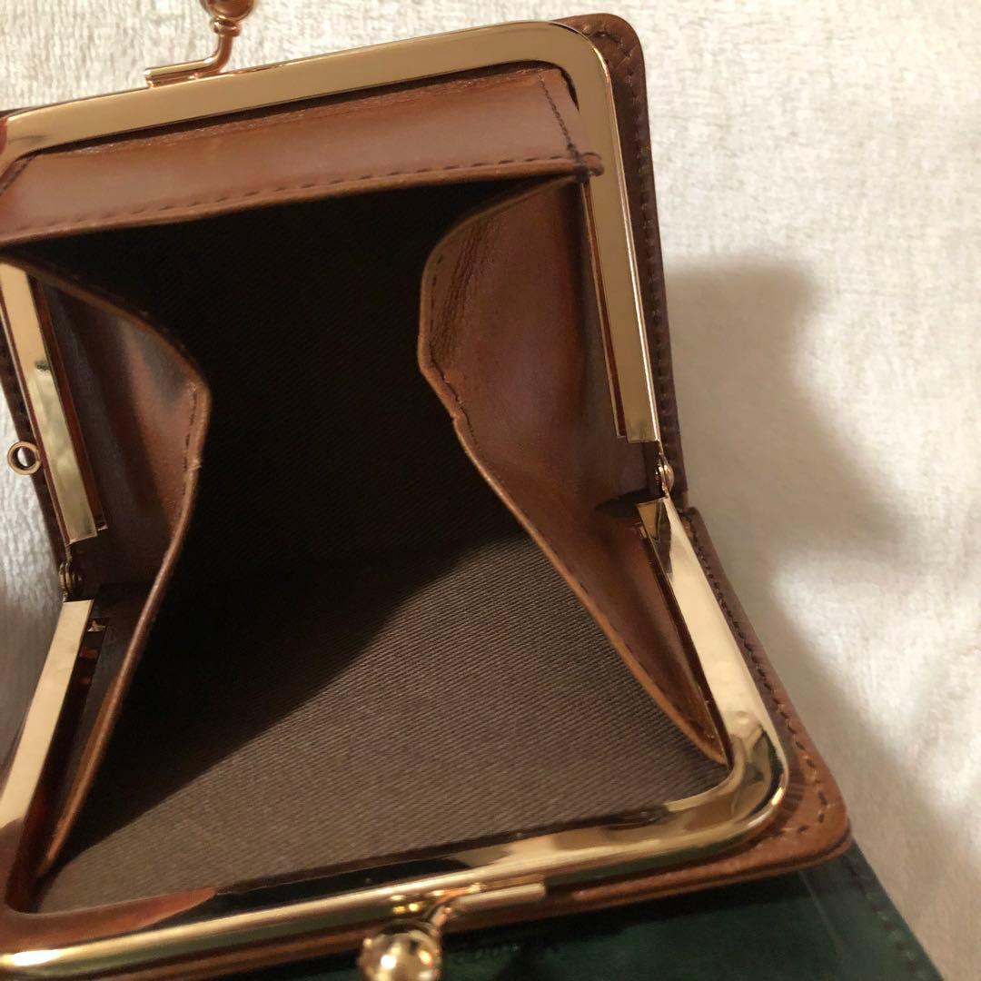 JOE COOL ジョイクール がま口 折財布 スヌーピー 本革 牛革