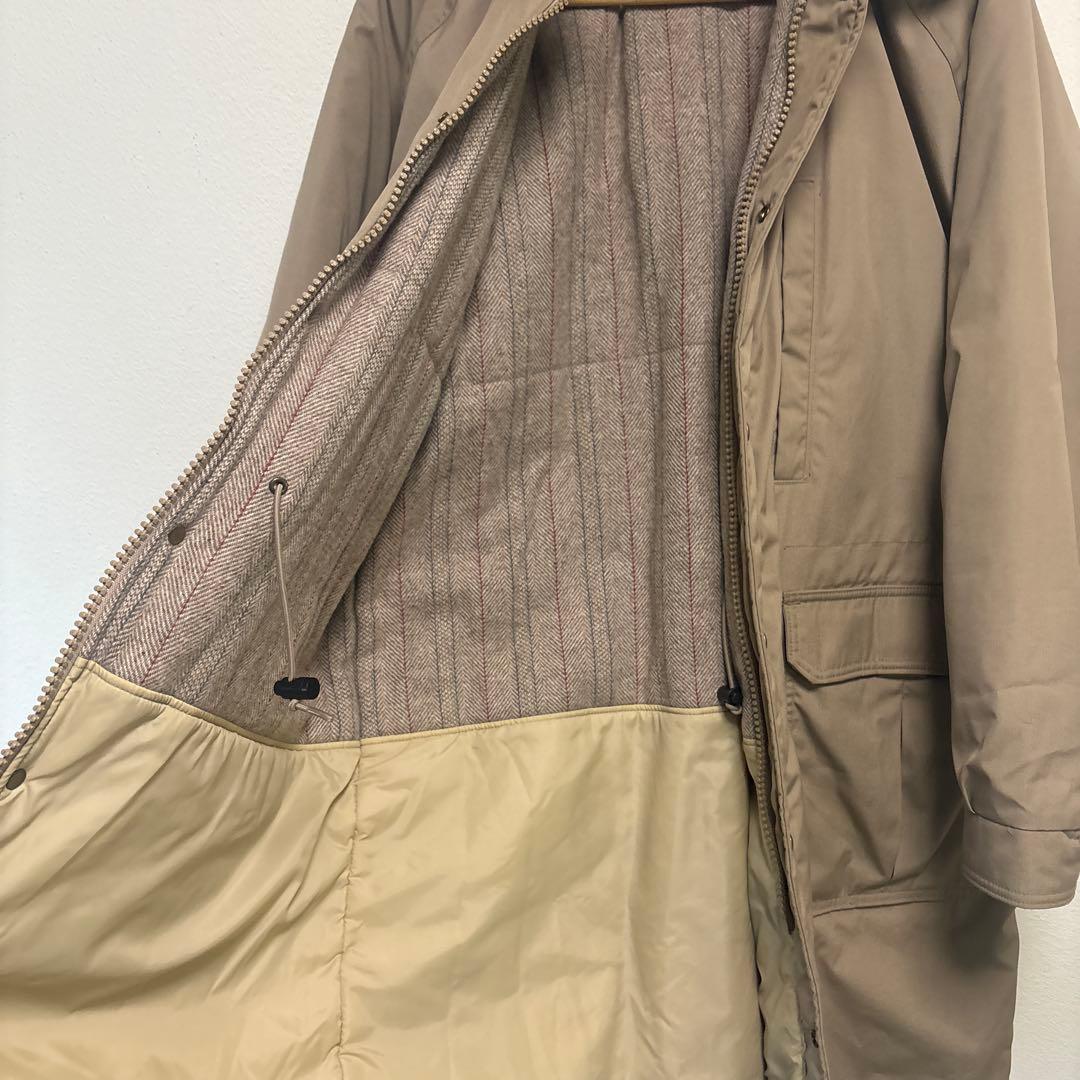 L.L.BEAN ストームコート　ベージュ　L ジャケット　USA ウール