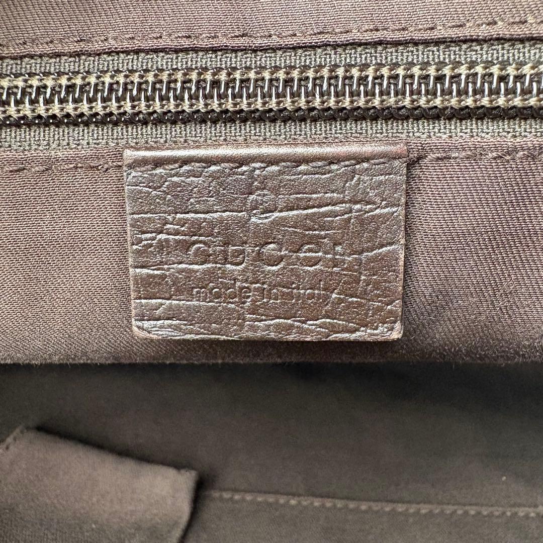 061 極美品 GUCCI メッセンジャーバッグ ショルダーバッグ PVC x6