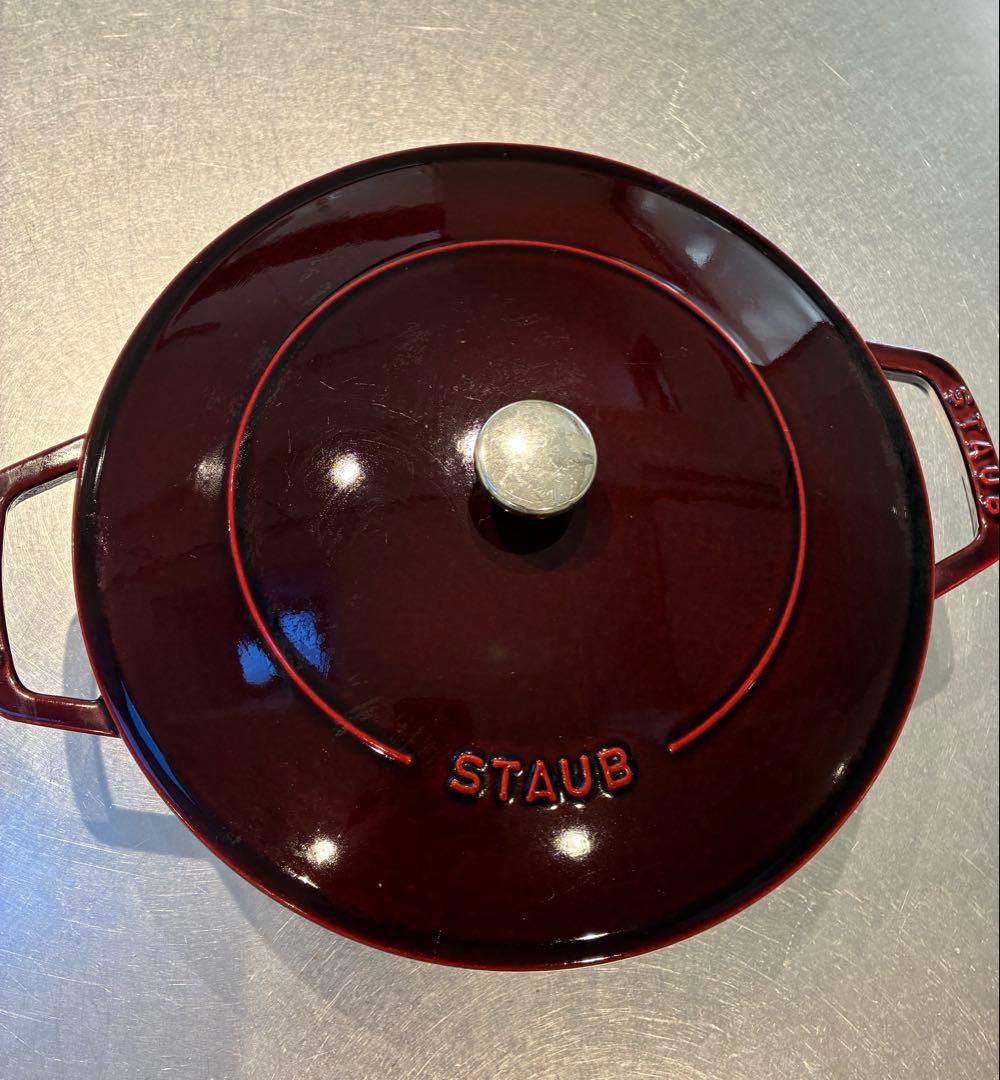 ストウブ　STAUB ブレイザーソテーパン　★ 28cm　グレナディンレッド