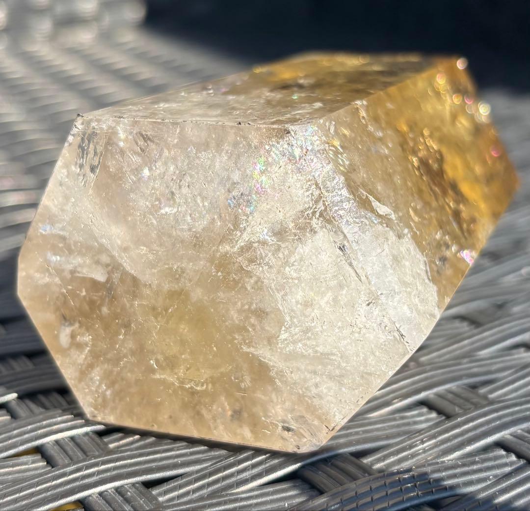 【天然石】爆虹　シトリン　タワー③