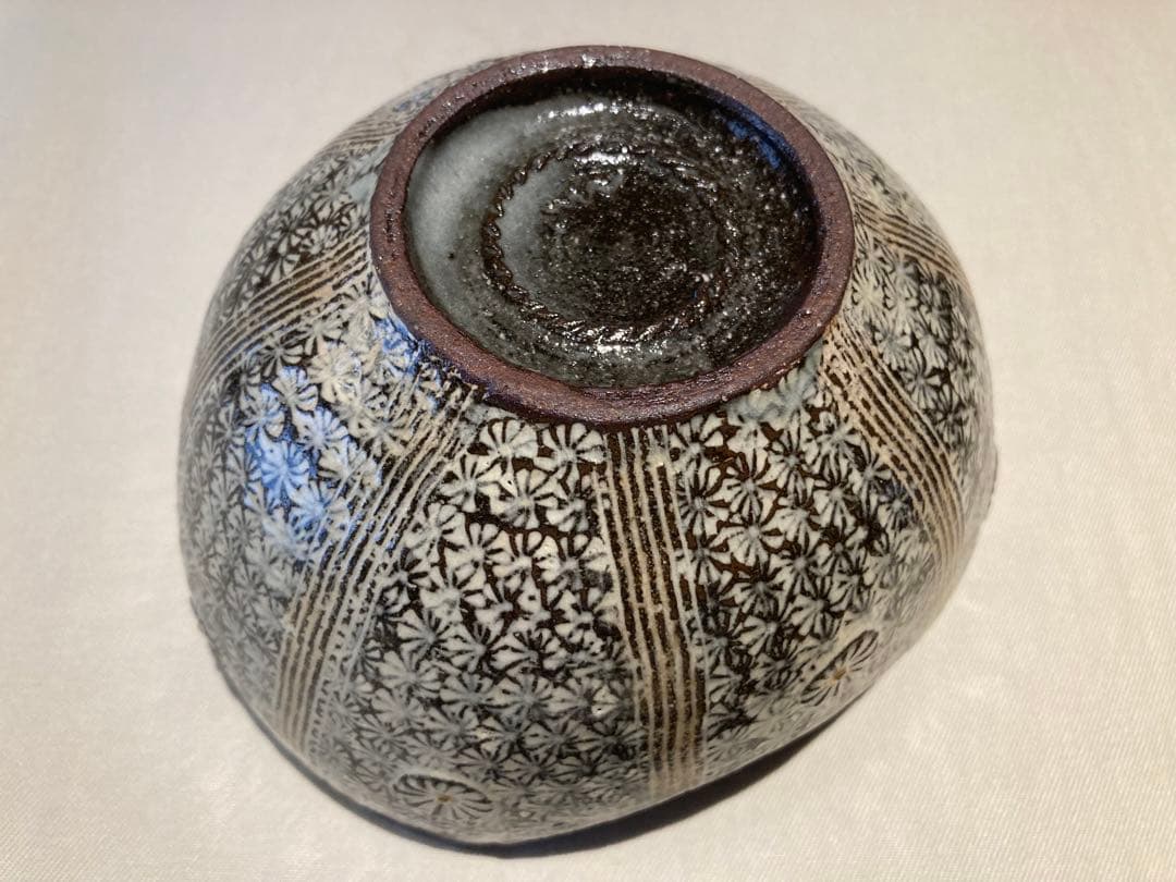 京焼 金彩三島 変わり鉢 4個セット (15cm×12cm)高さ7cm
