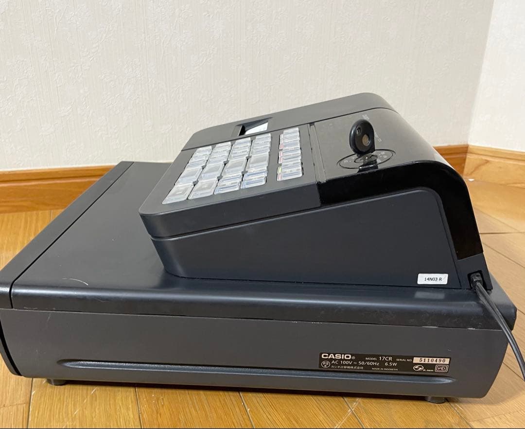 【動作確認済み/１か月保証付き】カシオレジスター 17CR CASIOレジスター