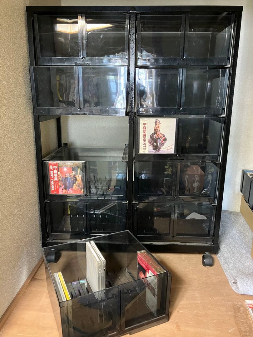 大容量440枚収納　CDキャビネット　CDラック
