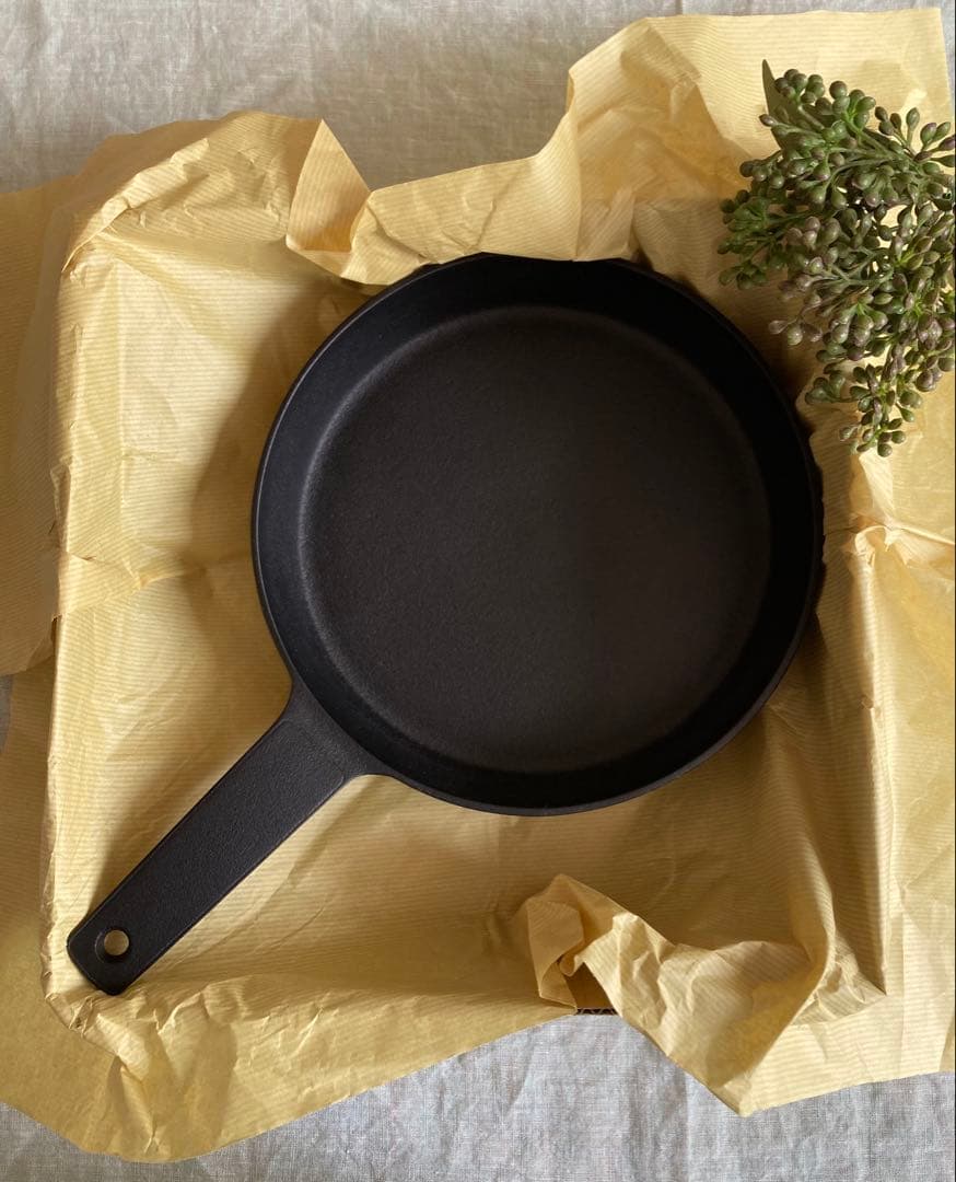 【新品未使用品】釜定　フライパン大 南部鉄器/10ヶ月待ち商品