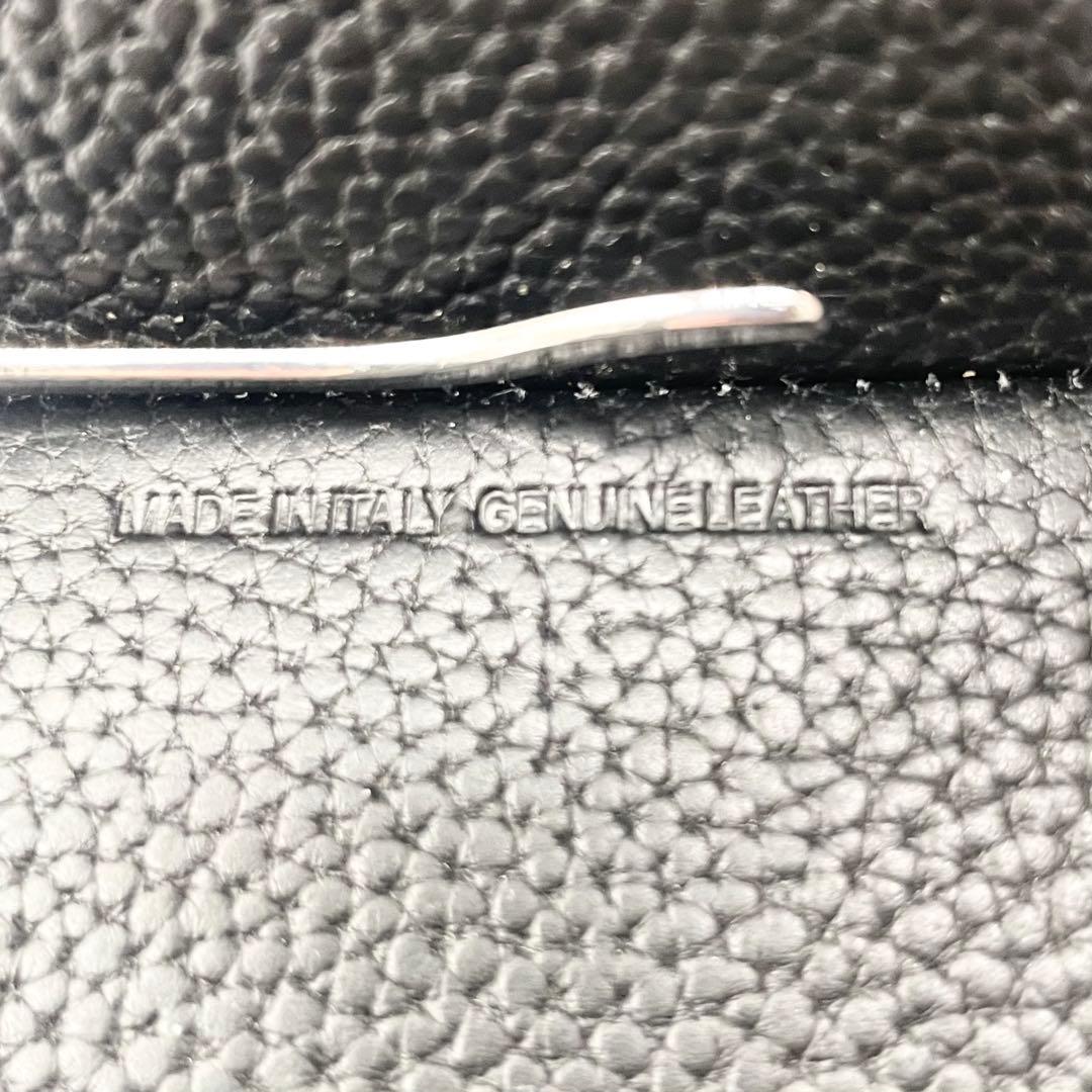 【極美品】メゾンマルジェラ マネークリップ フラグメントケース レザー ブラック