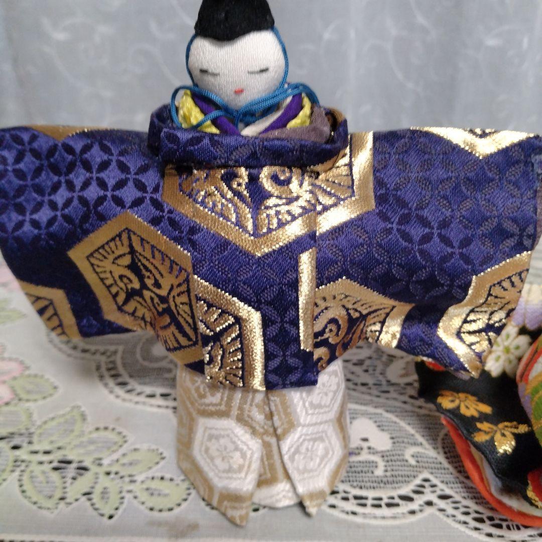 高級正絹帯地手作りお雛様