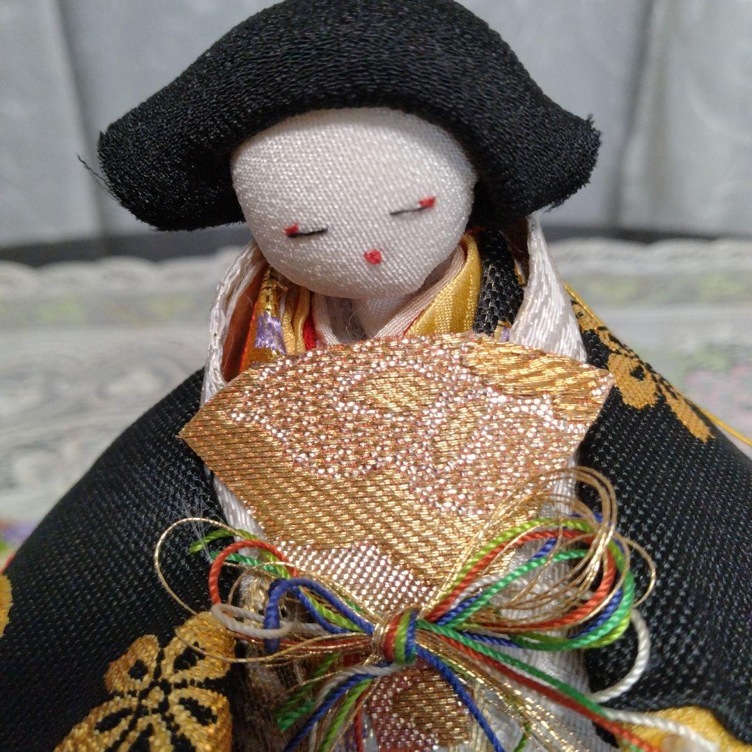 高級正絹帯地手作りお雛様