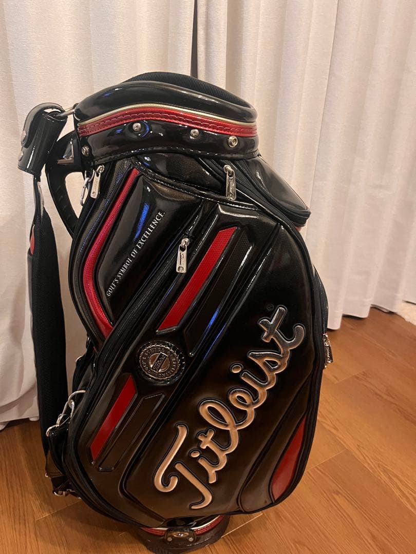 Titleist キャディバッグ ブラック/レッド