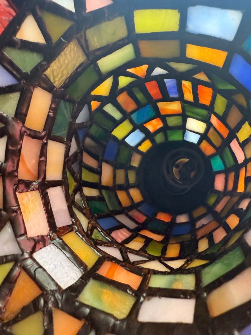 ステンドテーブルランプ タカ ワシ ステンドグラス かっこいい ランプ