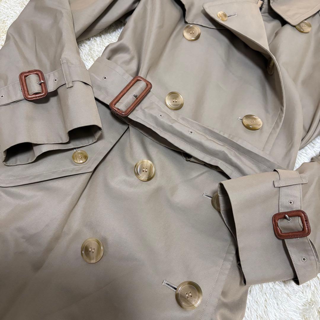 【大人気】バーバリー トレンチコート ノバチェック 玉虫色 カーキ マキシ丈