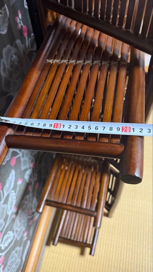 sana⚠︎プロフご一読ください様竹 飾り棚 衝立 昭和レトロ 什器 インテリア
