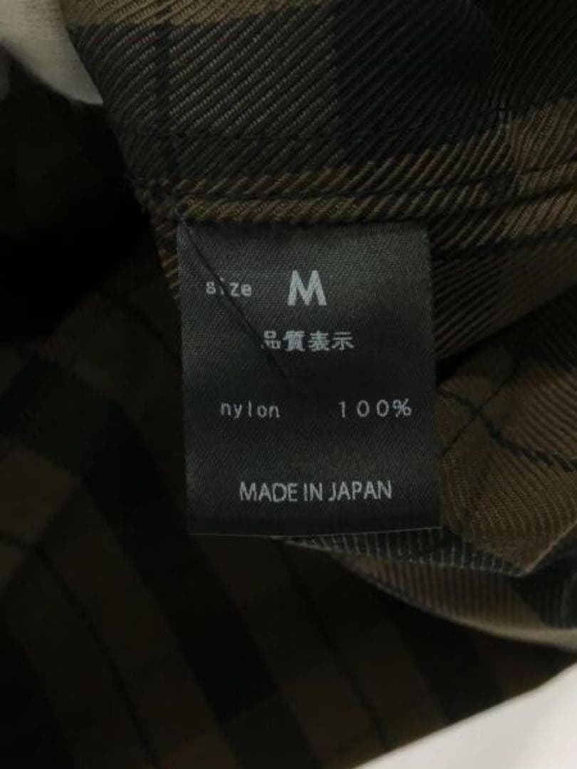 YOKO SAKAMOTO 17AW ナイロンチェックシャツ