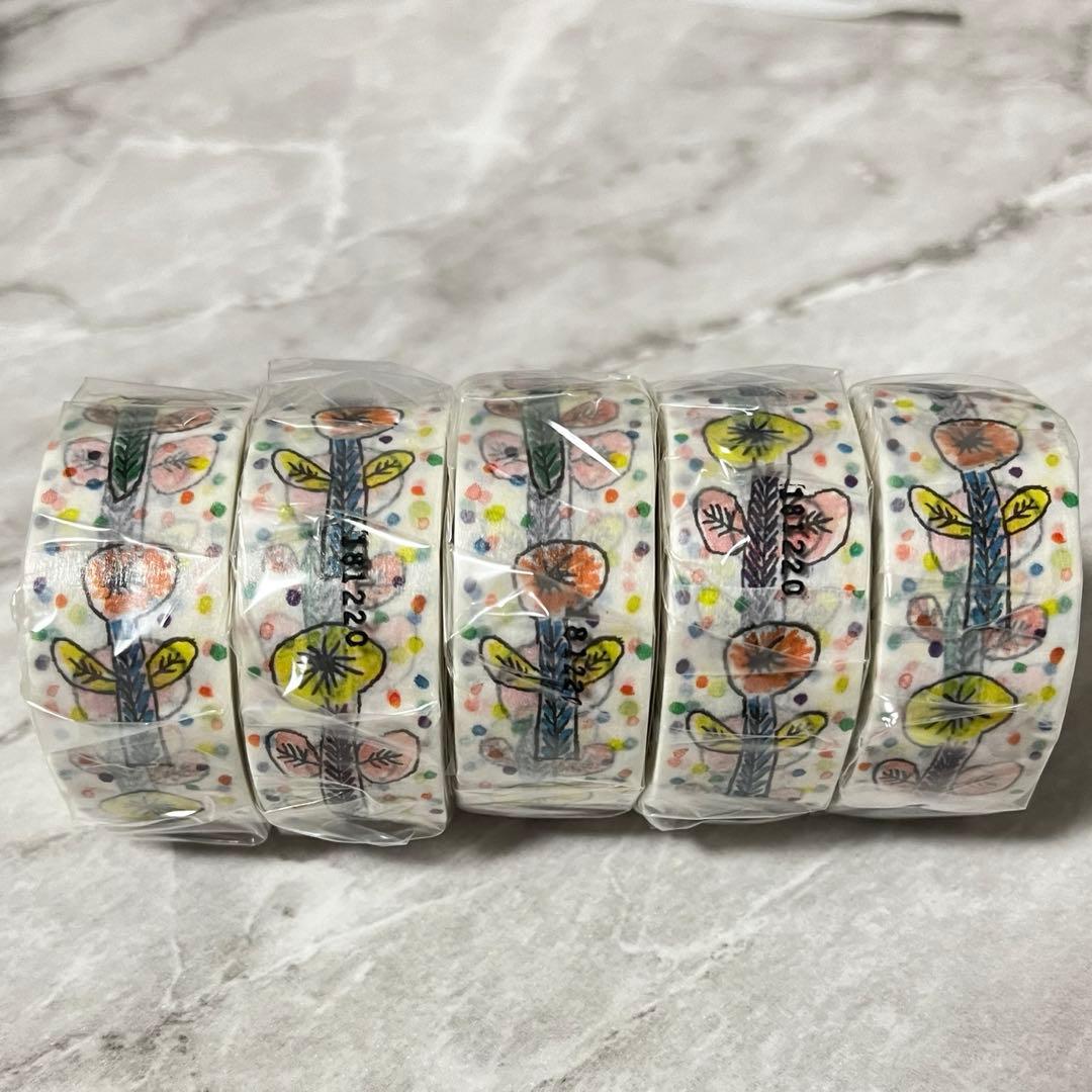 mt マスキングテープ　ミナペルホネン　flower White