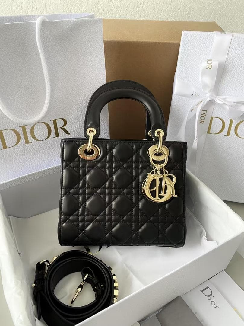Dior ブラック ショルダーバッグ