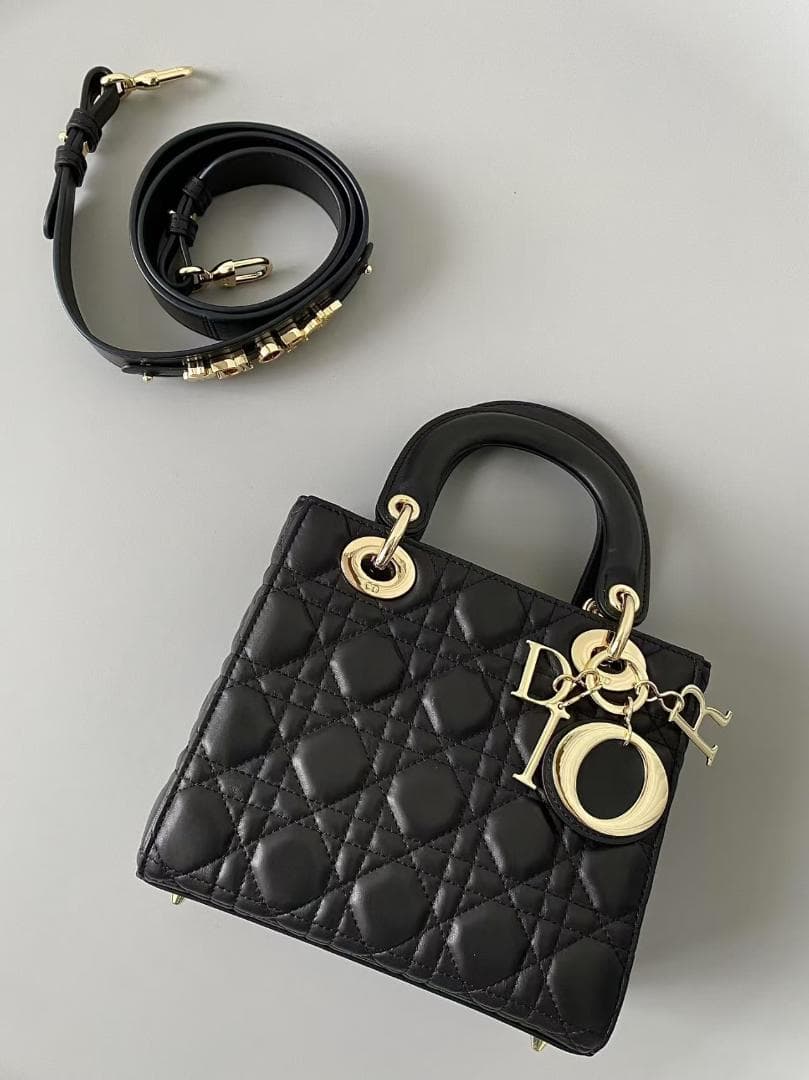 Dior ブラック ショルダーバッグ