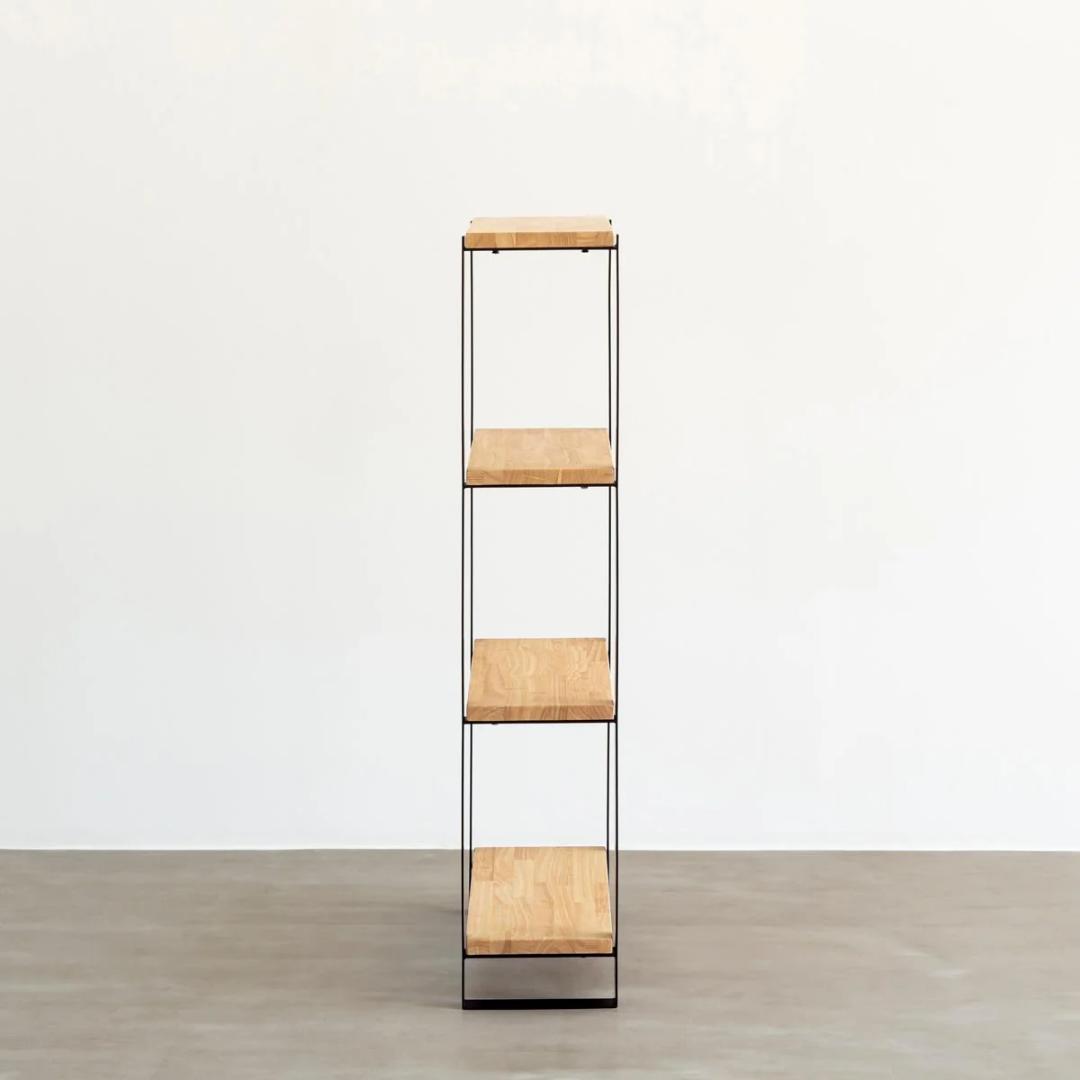 Kanademono THE SHELF/杉無垢材 × Black Steel