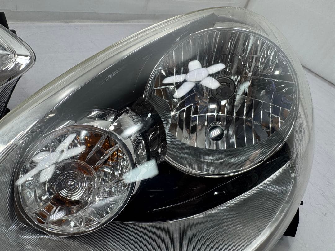 美品/破損無　マーチ　K13　後期型　ハロゲン　ヘッドライト　左右