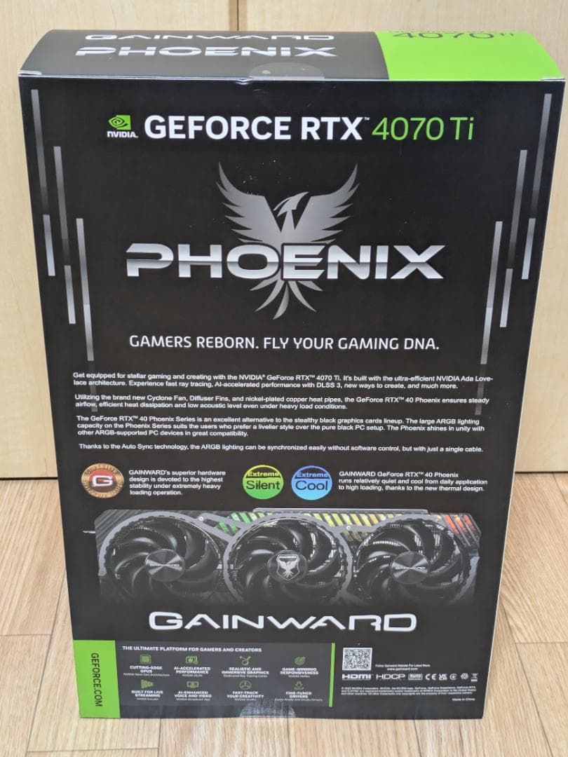 グラフィックボード・グラボ・ビデオカード Gainward GeForce RTX 4070 Ti 12GB