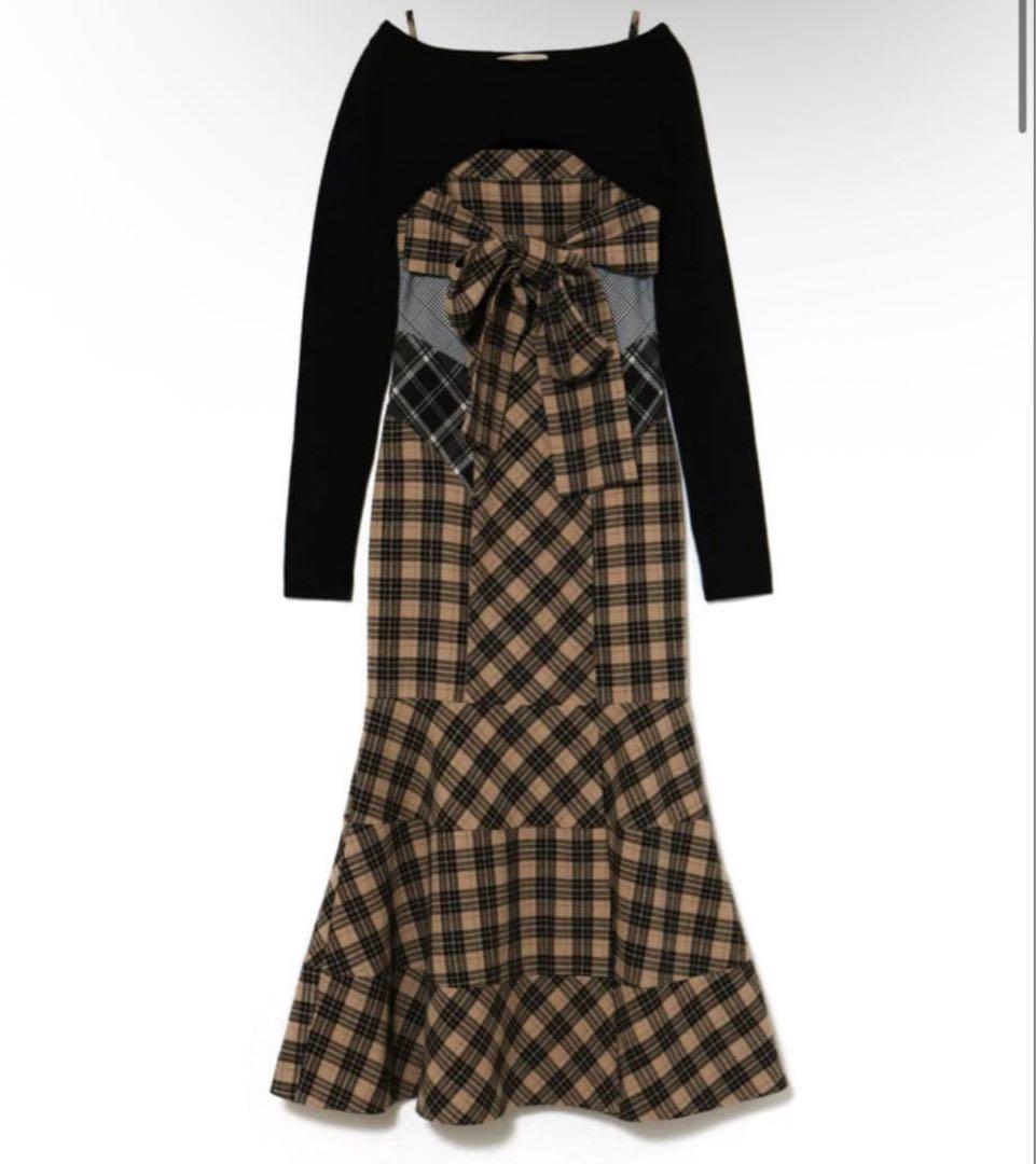 【Sサイズ】andmary Juni check dress