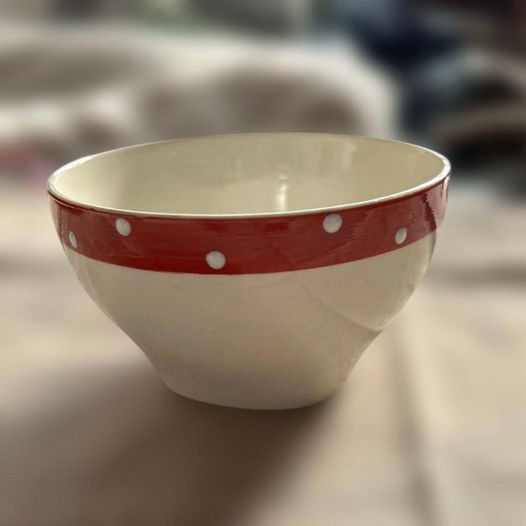 イギリス・ミッドウィンター社のレッドドミノ　ディナー皿✖️ケーキ皿✖️シュガーボール