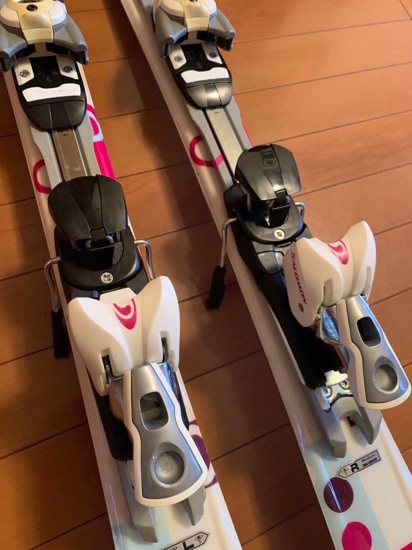 SALOMON スキー板 120cm ビンディング付き