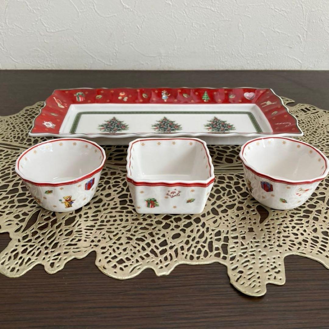 ビレロイ＆ボッホ トイズデライトシリーズディップボウルとプレートのセット