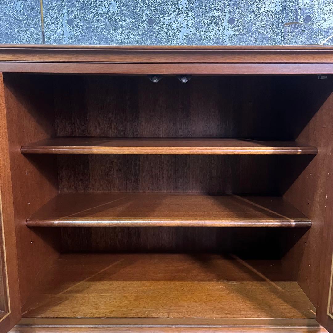 ꧁マルニ木工 maruni꧂地中海 キャビネット サイドボード 食器棚 収納